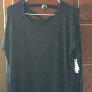 Athleta soft Modal Criss Cross Back top